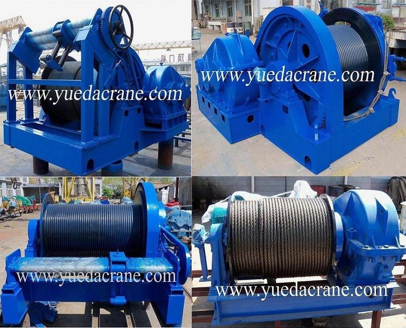 JM model low speed wire rope electric winch